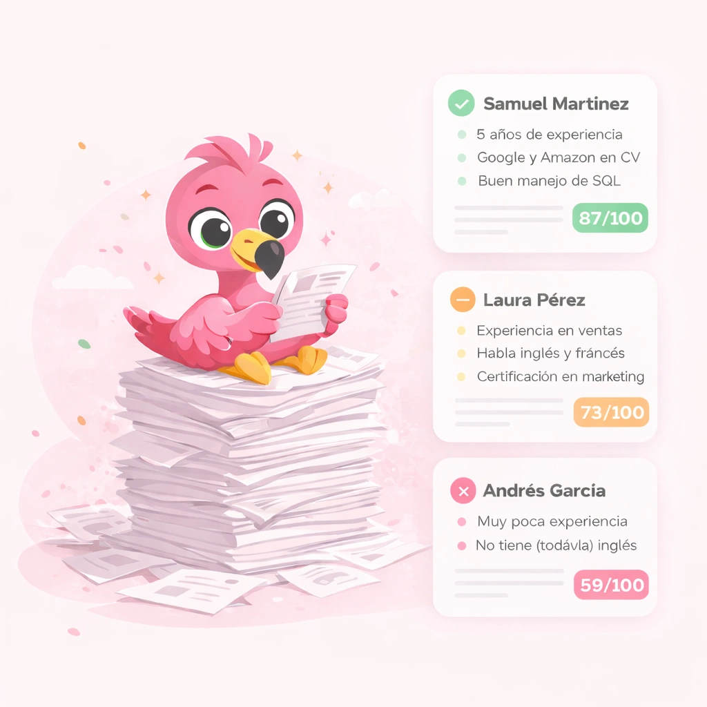 Lector de CV con inteligencia artificial en Mingo